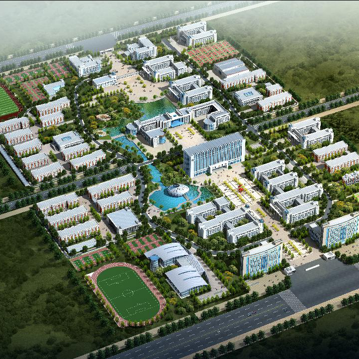 機電?？茖W校圖書樓、綜合樓、食堂